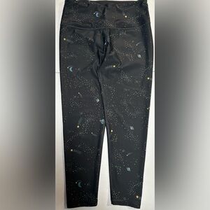 Galaxy Adventure Leggings - Black Starry Print